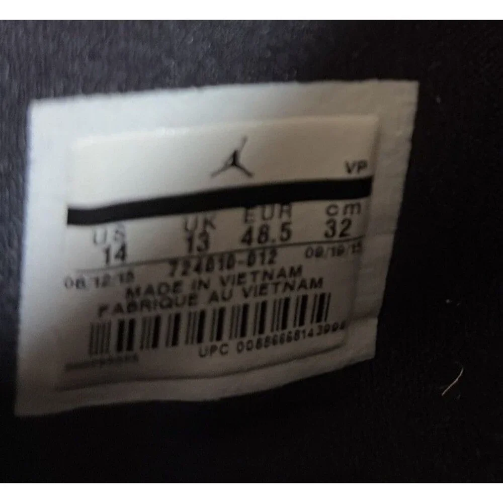 Nike Air Jordan Eclipse Men’s Sneakers w/ Mesh Textile Relaxed Fit / Size 14